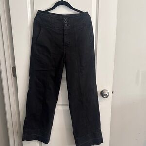 Pilcro Black Wide Leg Pants